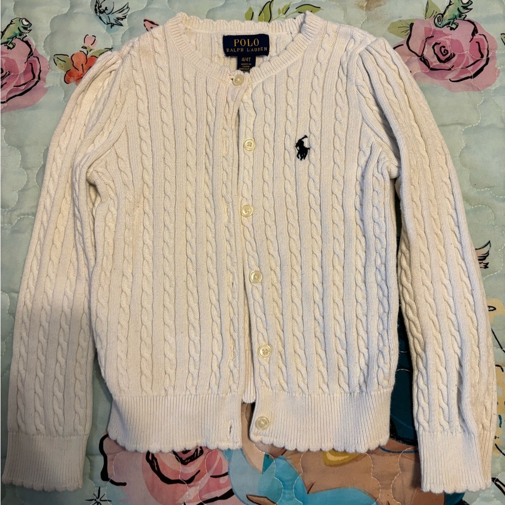 Toddler polo sweater